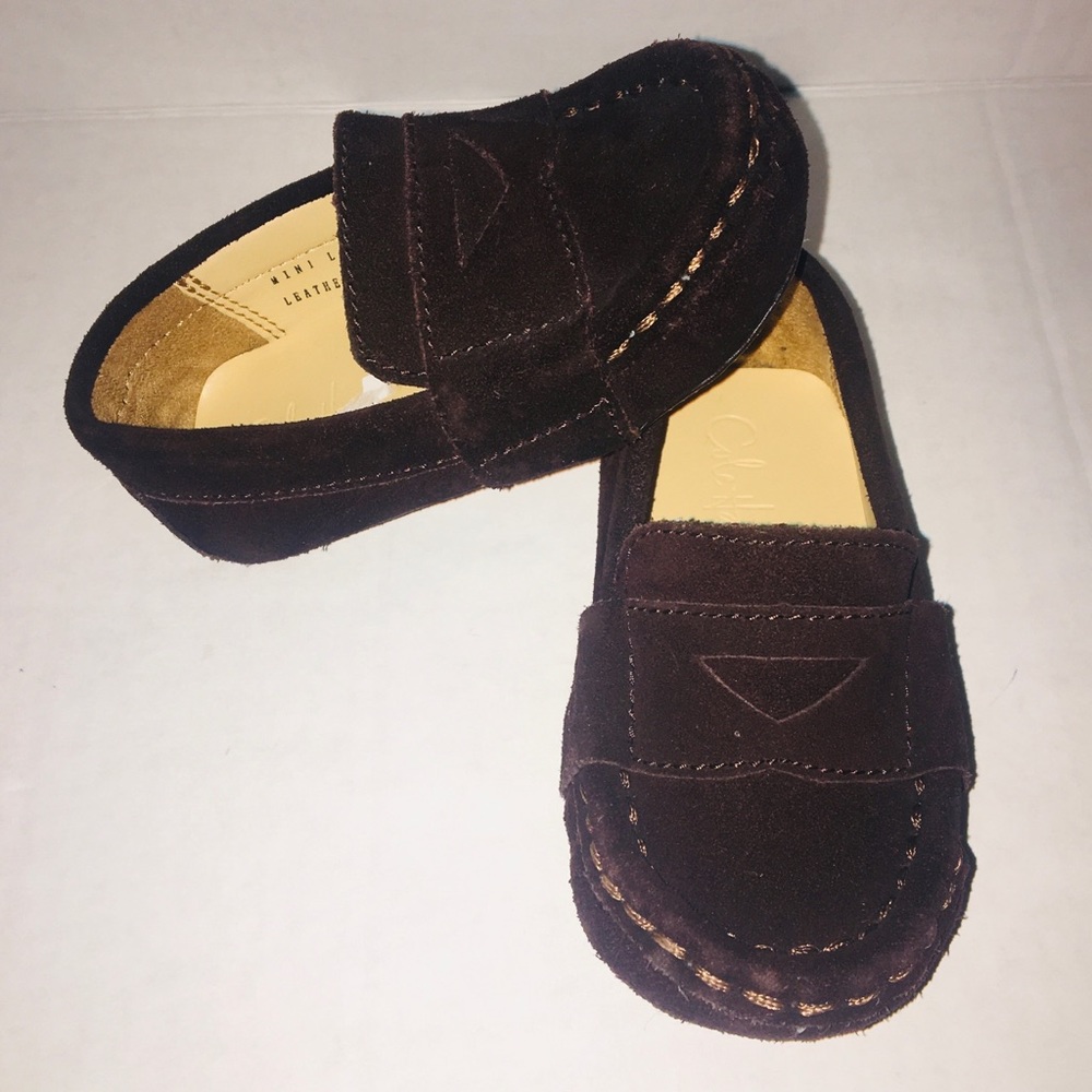 Cole Haan Suede Toddler Slippers Loafers Size 4